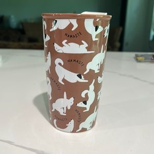 Never used Dog Namaste tumbler